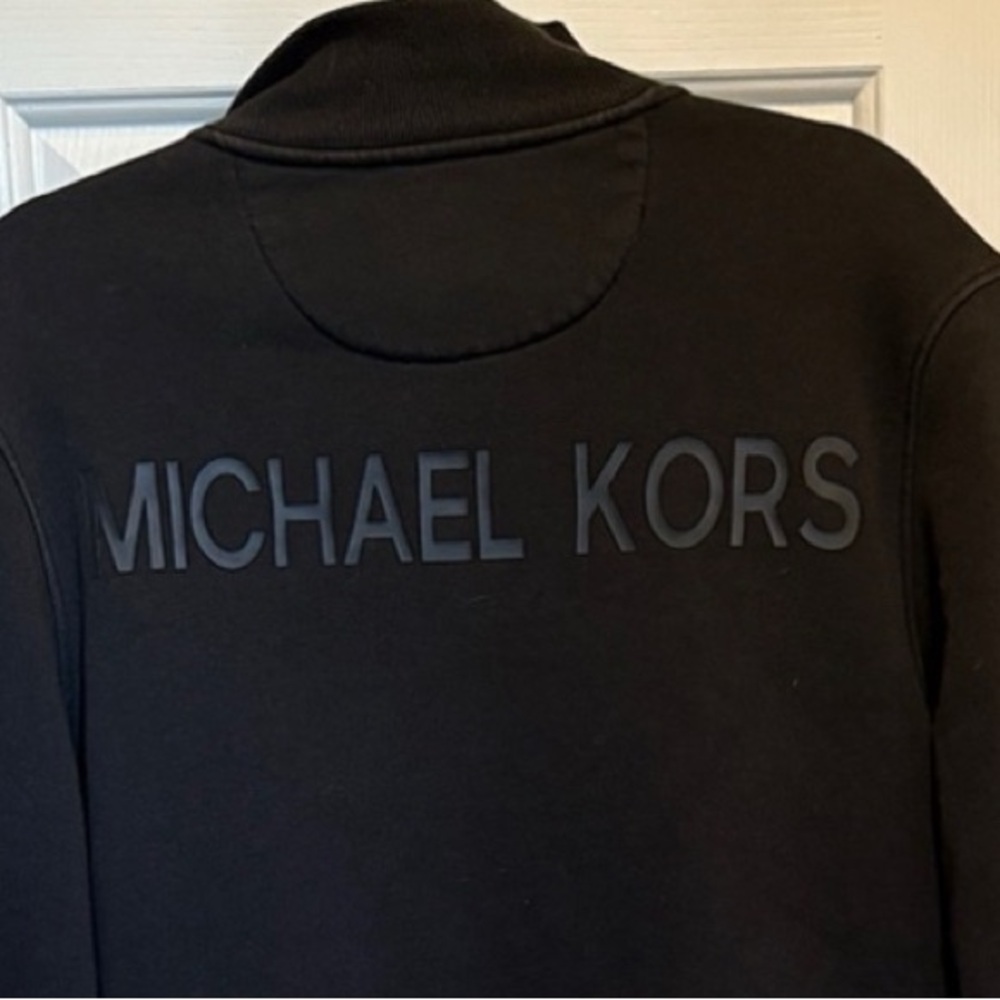 ♥️💖 Michael Kors Men’s Graphic Full Zip Jacket Sz L EUC
